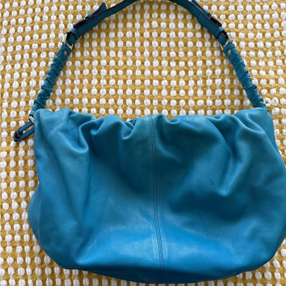 DOLCE & GABBANA Blue Leather Shoulder Bag - Picture 2 of 13